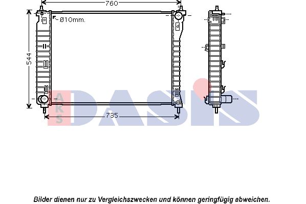 AKS DASIS Radiaator,mootorijahutus 150076N